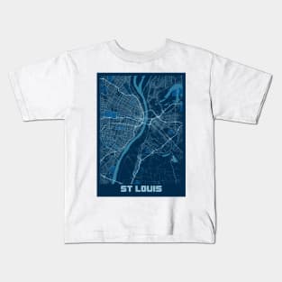 St Louis - Missouri Peace City Map Kids T-Shirt